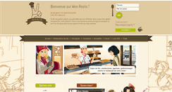 Desktop Screenshot of mon-resto.com